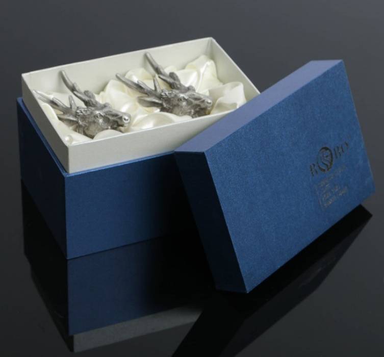 Набор из 2-х стопок «Олень», 50 мл, D=4,5 см H=8,5 см